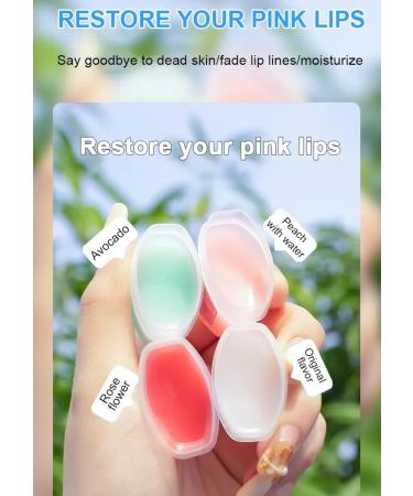 Sea & Moon Lip balm Set | Lip Balm Variety 8 Pack | 8 Flavours Original Honey Avocado Rose Sakura Honey-Peach Lemon & Strawberry 7g Each | Lip Balm Gift Set - Buy Online on GoSupps.com