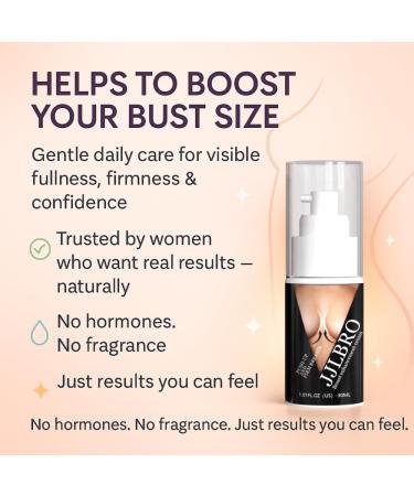 JJLBRO Bust Growth and Firming Cream Herbal Formula for Fuller Lifted and Shaped Breasts Gel - Buy Online on GoSupps.com