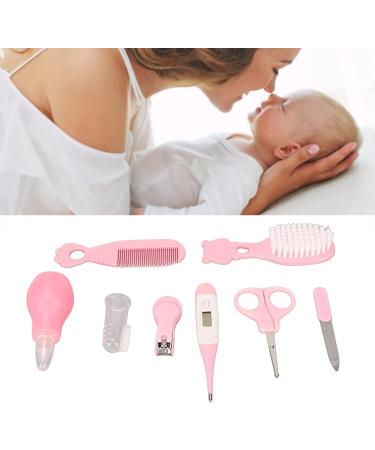 Semme Baby Healthcare Grooming Kit - 8Pcs Set for Nose Cleaning, Nail Clipping, and Toothbrush for Infants - Buy Online on GoSupps.com