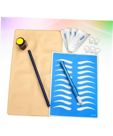 Mikinona Embroidery Kit Cup Embroidery Ink Blue Pencil Skin Practice Eyebrow Dark Coffee and D Pigment Manual Suit - Buy Online on GoSupps.com