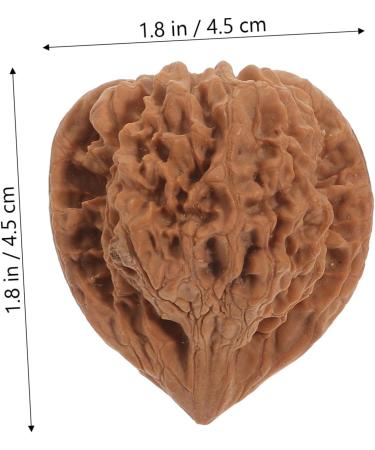 Beaupretty 2-Pack Walnut Stress & Hand Massage Balls Fitness Hand Training & Stress Relief for Adults - Buy Online on GoSupps.com