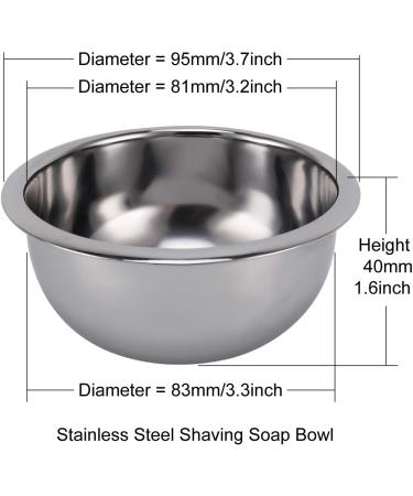 Universal Stainless Shaving Set with Razor and Brush Stand Holder - Adjustable Design for Most Razors and Brushes - Buy Online on GoSupps.com