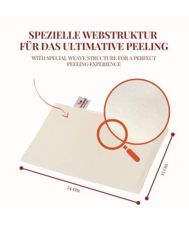 Carenesse Peeling Glove 2-Pack | Natural Face & Body Scrub | Effective Hammam Peeling | Chemical-Free & Eco-Friendly - Buy Online on GoSupps.com