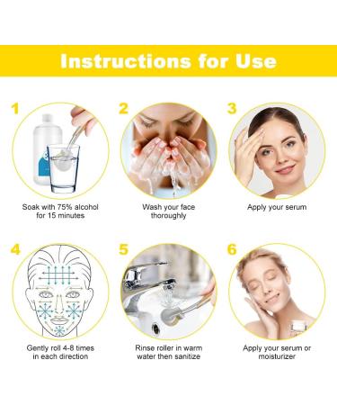 LOPHE Derma Roller 0.5mm Microneedle Derma Roller for Men and Women Professional Microneedling Derma Needling Micro Needle Roller Facial Wrinkles Hair Loss Stretch Marks Hair Regrowth Gold with storage box - Buy Online on GoSupps.com