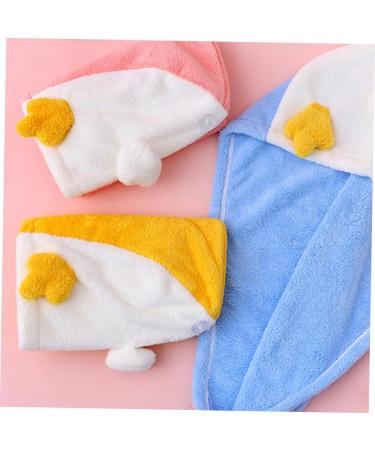 Amosfun 4pcs Coral Fleece Dry Hair Hat Wet Hair Dry Towel Elastic Hair Bands Microfiber Hair Fast Drying Towel Girls Hair Ties Girls Towel Wet Hair Towel Quick Contract Cute Yellowx4pcs 52x23cmx4pcs - Buy Online on GoSupps.com