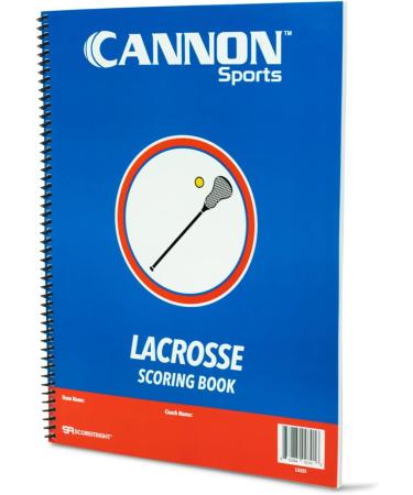 Cannon Sports Men's Lacrosse Scorebook - Keep Track of Your Games Easily - Buy Online on GoSupps.com