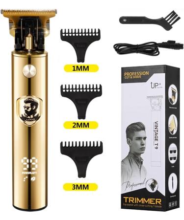 kawehiop Hair Shaver Professional Trimmer Low Noise Groomer Stainless Steel Portable Haircutting Hairstyling Supplies Gold - Buy Online on GoSupps.com