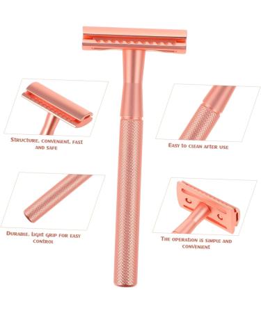 Fomiyes 5 Manual Safety Razor for Women - Double-Edged Lady Shaver with Long Handle & Blades - Perfect for Beard & Body - Buy Online on GoSupps.com