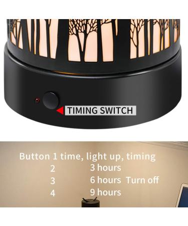 Hituiter Electric Wax Melt Warmer with Timer | Fragrance Warmer for Scented Wax Melts | 3/6/9 H Classic Timing | Night Light Design | Home Accessories - Buy Online on GoSupps.com
