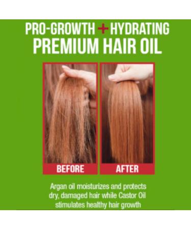 Difeel Premium Castor Plus Argan Hair Oil - Pro-Growth & Hydrating Formula 2.5 oz - Buy Online on GoSupps.com