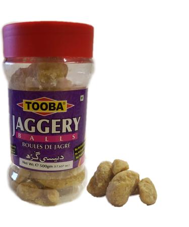 TOOBA JAGGERY BALLS/DESI GUD/Natural Sweetener | No Preservatives/Desi Gur/No artificial Flavour/No artificial Colour | 500GRAM