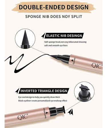 Go Ho Brown Wingliner Stamp - Long Lasting Liquid Eyeliner for Cat Eyes | Super Slim Felt Tip for Precise Application | Tattoo Tool for Perfect Winged Look - 1 PC - Buy Online on GoSupps.com