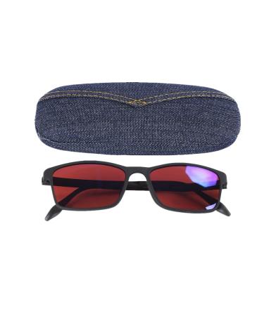 Fully screen glasses for correction of color blindness Portable red-green glasses for color blindness improve the ability to resolve the color unisex glasses with storage cases for men and women