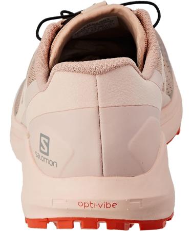 Salomon Women's Sense Ride 4 Trail Running Shoes - Sirocco/Peachy Keen/Red Orange - Size 9 - Buy Online on GoSupps.com