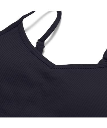 Shop Women's Crossback Sports Bra - Padded Back-Free Adjustable Fitness Top | Ribbed & Stylish Gym BH in Black - Buy Online on GoSupps.com