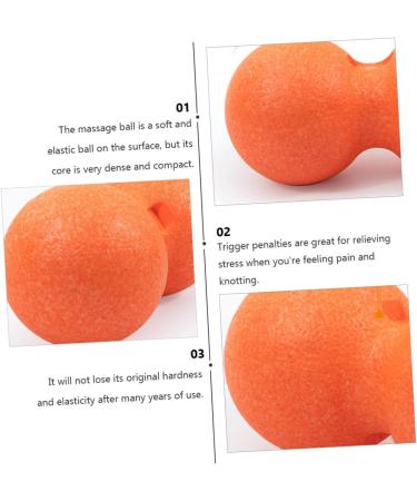 Healeved 3 STK Peanut Massage Balls - Deep Tissue Roller & Mobility Tool for Fitness & Yoga - Buy Online on GoSupps.com