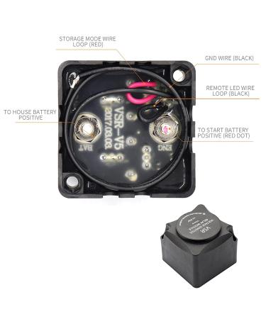 12V 140A Automatic Dual Battery Isolation Kit - Voltage Sensitive Relay & Wiring Kit for Trucks SUVs ATVs | Ultimate Performance - Buy Online on GoSupps.com