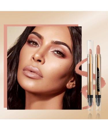 Neutral and Brown Metallic Eyeshadow Stick Trio - Waterproof Creamy Makeup Pencil in Nude, Caramel, and Metallic Shades - Buy Online on GoSupps.com