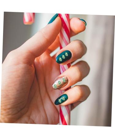 Healeved 1 Glass Chip Nail Punk Nail Jewels Rhinestones Nails Rhinestones Shiny Nail Glitter Craft Crushed Glass Diy Epoxy Filling Bottle Nail Rhinestones Colored Charm Jewelry Drill 0.5X0.3cm Green - Buy Online on GoSupps.com