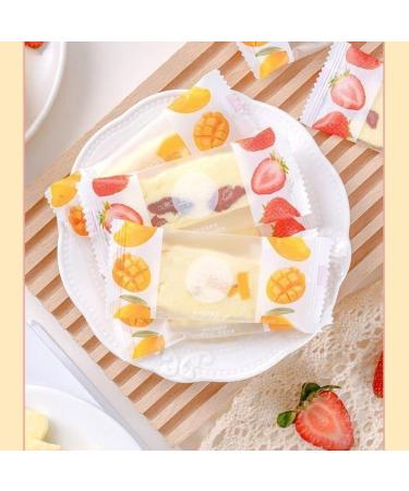 Mango Strawberry Kiwi milk cake candy Mixed flavor snacks sweet traditional handmade pastries soft waxy Nougat casual snacks snack dessert Happy candy gift snack pastry (30 packs) - Buy Online on GoSupps.com