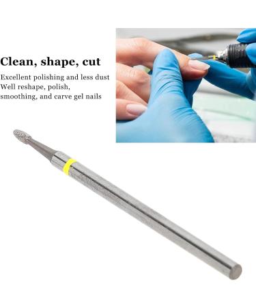 Pedicure Nail Drill Bit High Strength Tungsten Steel Nail Polish Drill Bit for Cuticle Removal for Nails - Buy Online on GoSupps.com