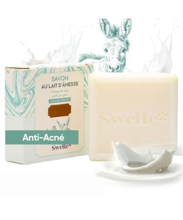 SWELLE Donkey Milk Soap 100gr Solid Face Soap 1pc Face Body Mask Soap Blackhead Face Mask Acne Eczema Wrinkle Psoriasis | Face Scrub Face Care Skin Care Beauty Mask
