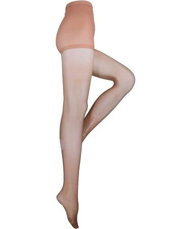 Truform Compression Sheer Pantyhose Beige Tall 2-Pack - 8-15 mmHg - Buy Online on GoSupps.com