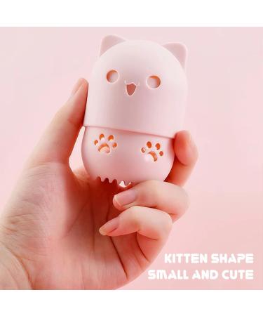 Makeup Sponge Holder - Beauty Blender Travel Case & Drying Stand (Pink) - Buy Online on GoSupps.com