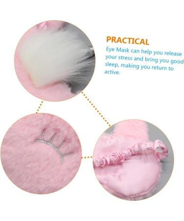 FOMIYES 8 Pcs Plush Eye Covers for Kids | Breathable Cooling Eye Patches & Travel Goggles in Pink - Perfect for Sleep & Relaxation - Buy Online on GoSupps.com