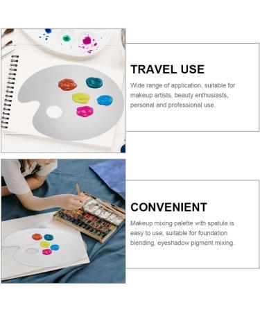  DIYEAH Makeup Mixing Palette Foundation Mixing Tray Makeup Supplies Acrylic Foundation Blending Palette - Buy Online on GoSupps.com