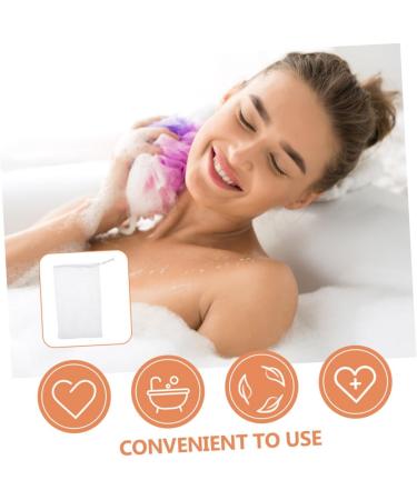 Baluue 12pcs Foaming Mesh Cleansing Bag Soap Saver Mesh Net Soap Bags Drawstring Soap Sack Mesh White Pp - Buy Online on GoSupps.com