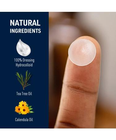 LitBear Acne Patch - 138 Professional Hydrocolloid Pimple Patches for Men - Tea Tree & Calendula Oil - 2 Sizes - Invisible Absorbing Cover Patch - Buy Online on GoSupps.com