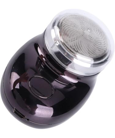 Buy Portable Electric Beard Trimmer | Stainless Steel USB Rechargeable Perfect for Car Use - Electroplated Black - Buy Online on GoSupps.com