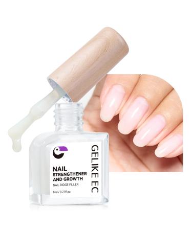 gelike ec Gelike nail hardener for growth and repair of thin and brittle nails: White