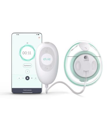 Elvie Stride - Wearable Electric Breast Pump - Hospital-Grade | Hands-Free Wearable Electric Breast Pump with 2-Modes & 150 ml Capacity per Cup Single