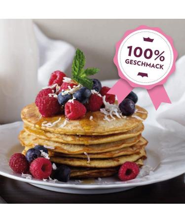 Gymqueen Protein Pancake Baking Mix Vanilla 500g - High Protein Quick & Easy Pancake Powder Sugar Reduced - Buy Online on GoSupps.com