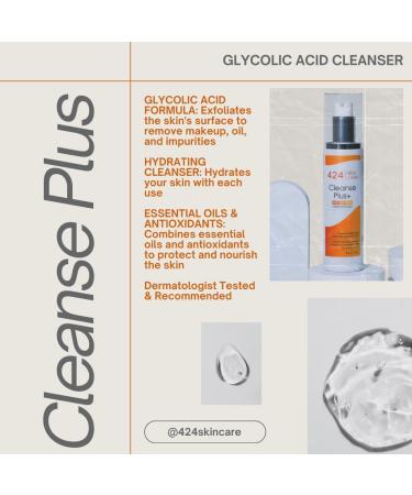 Age Defense Cleanse Plus - Dermatologist Recommended Glycolic Acid Cleanser with Essential Oils & Antioxidants - 7.3 oz | International Shipping Available - Buy Online on GoSupps.com