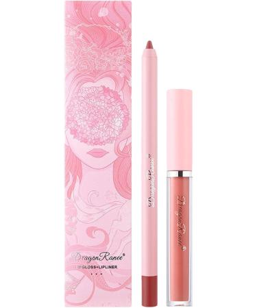  Rosixehird Lip liner and lipstick set Matte liquid lipstick and long-lasting lip liner Lip pencil set Rosixehird gift set - Buy Online on GoSupps.com