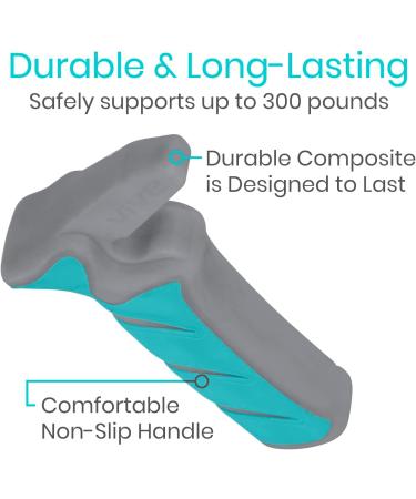 Vive Car Handle Assist for Elderly - Scratch Proof Latch - Auto Grab Bar Cane Support Aid - Standing Mobility Safety Tip to Help Get Out - Portable Assistive Device for Seniors Handicapped Single - Buy Online on GoSupps.com