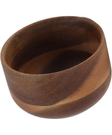 Qukaim Wooden Shaving Bowl for Men - Burr Free Compact Shaving Cream Cup for Home & Salon Use - Buy Online on GoSupps.com