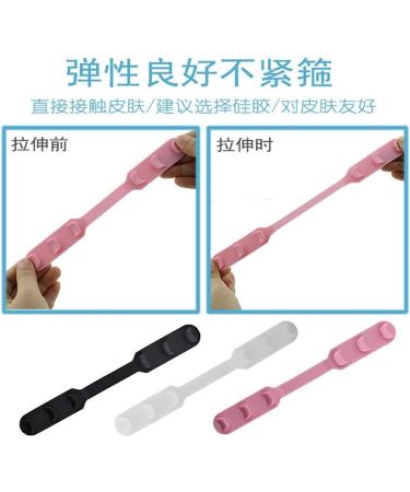 Zhongjiuyuan Adjustable Silicone Ear Handles - 10 Pieces Universal & Comfortable for All Ages Stress-Free Ear Buckle with Extension Hooks - Buy Online on GoSupps.com
