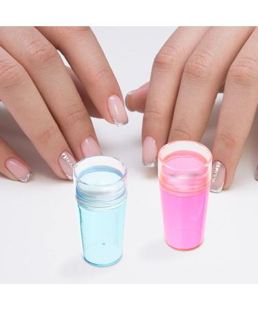 Lurrose Nail Stamper Tool - Fluorescent Nail Art Templates & Silicone Stamping Printer for Manicure | Salon Quality Nail Tools - Buy Online on GoSupps.com