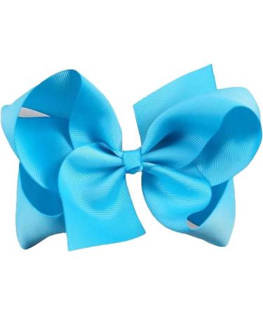 New 2025 1Pcs 6" Solid Grosgrain Ribbon Bow Hair Clips For New For Fashion With Large Hair Pins Hairgrips Barrettes Boutique Hair Accessories Jewelry Fashion Accessories Creative Gift - Buy Online on GoSupps.com