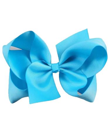 New 2025 1Pcs 6" Solid Grosgrain Ribbon Bow Hair Clips For New For Fashion With Large Hair Pins Hairgrips Barrettes Boutique Hair Accessories Jewelry Fashion Accessories Creative Gift