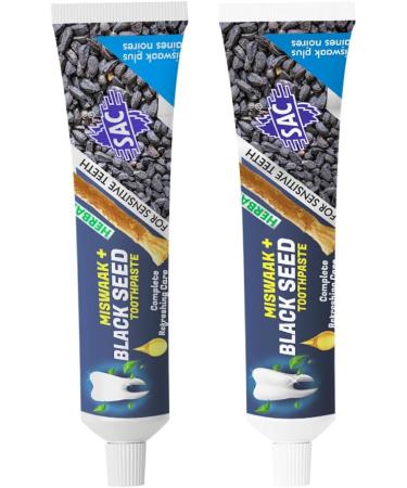 Pure Natural Blackseed Toothpaste - Herbal Oral Care Natural Teeth Whitening Fluoride-Free Formula | 125gm - Buy Online on GoSupps.com