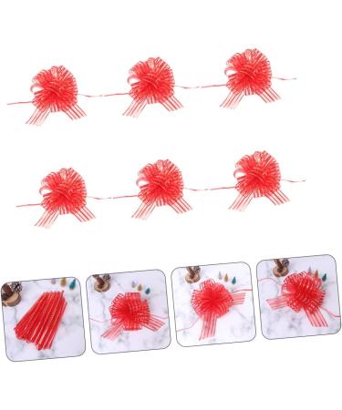 Beaupretty 6pcs Red Pull The Ball Wedding Bows - Decorative Party Accessories & Home Adornment - Buy Online on GoSupps.com