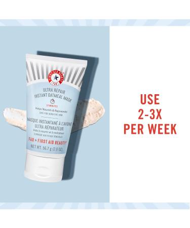 First Aid Beauty Ultra Repair Instant Oatmeal Mask - Hydrating 2 oz. Soothing Mask - Buy Online on GoSupps.com