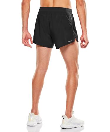 TSLA Men's Quick Dry Running Shorts with Pockets - Black, Small - Buy Online on GoSupps.com