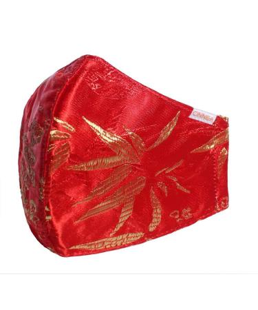 CINNEA RED HARMONY Adjustable makeshift face mask Community mask with 2 wearing options + free storage bag
