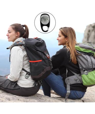 Hojalis 3D Pedometer - Portable Digital Step Counter with Clip | Simple & App-Free Walking Tracker for Jogging - Buy Online on GoSupps.com